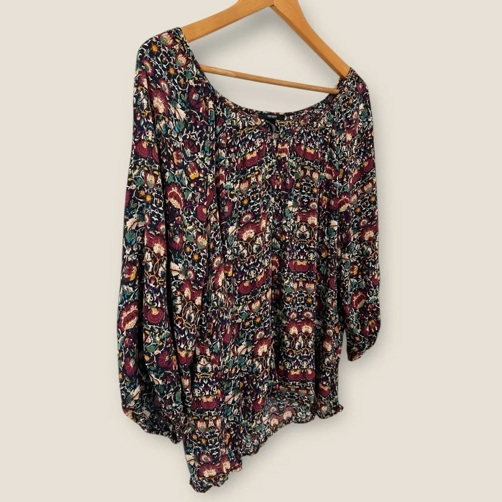 Forever 21 Multicolor Patterned Blouse - Picture 5 of 9